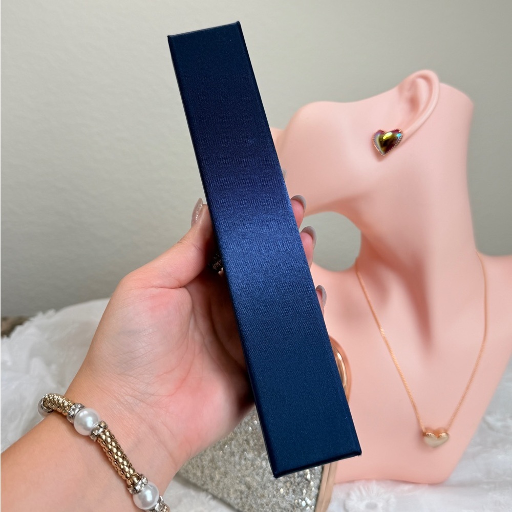 Stella Rose London Blue and Clear Zirconia Gold Bracelet - Picture 5 of 13